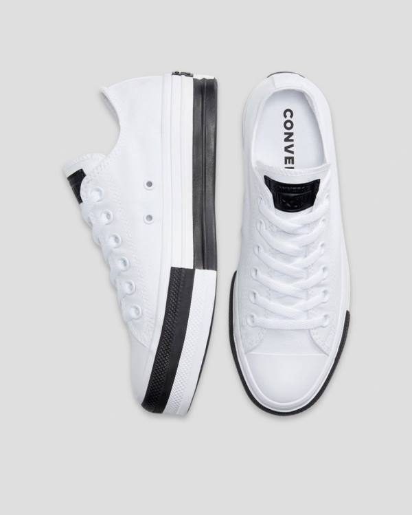 Converse Chuck Taylor All Star Lift Rivals Låga Sneakers Vita | CV-548JPM