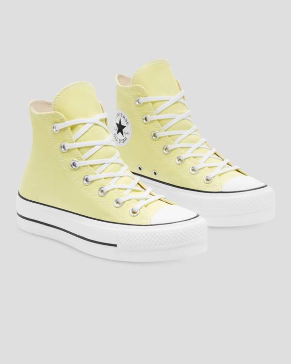 Converse Chuck Taylor All Star Lift Seasonal Colour Höga Sneakers Gula | CV-179AYO