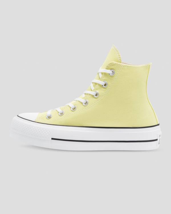 Converse Chuck Taylor All Star Lift Seasonal Colour Höga Sneakers Gula | CV-179AYO