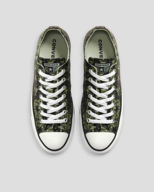 Converse Chuck Taylor All Star Logo Replay Låga Sneakers Svarta | CV-521YMX