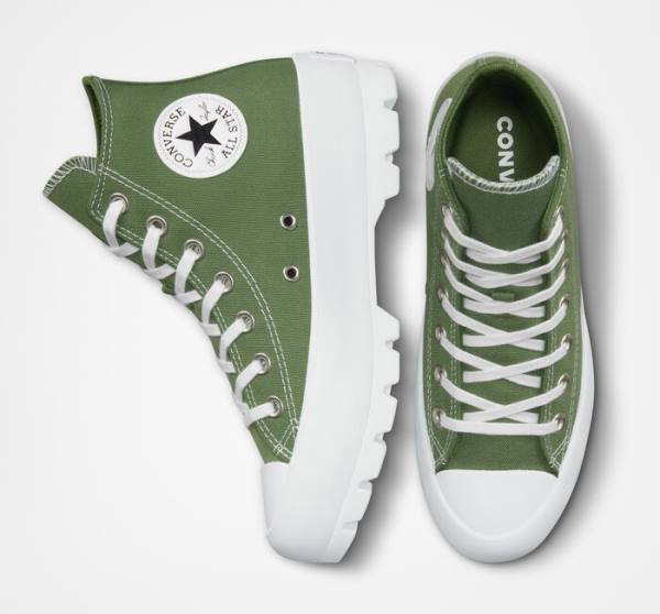 Converse Chuck Taylor All Star Lugged Seasonal Color Höga Sneakers Vita Svarta | CV-265IDN