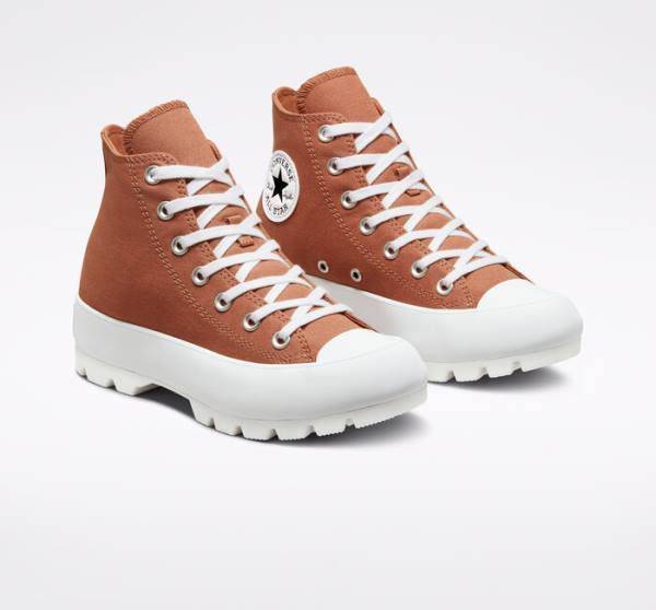 Converse Chuck Taylor All Star Lugged Seasonal Color Höga Sneakers Vita Svarta | CV-825JQO