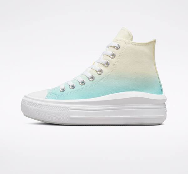 Converse Chuck Taylor All Star Move Platform Ombre Höga Sneakers Vita | CV-024BYK