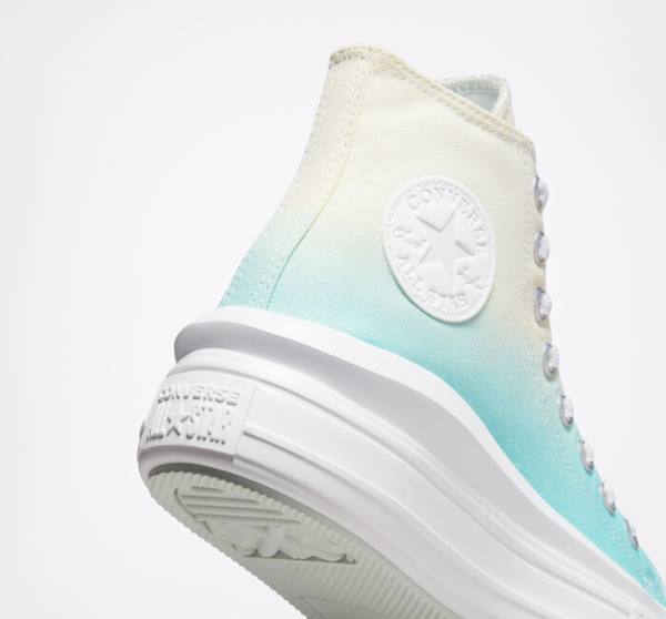 Converse Chuck Taylor All Star Move Platform Ombre Höga Sneakers Vita | CV-024BYK