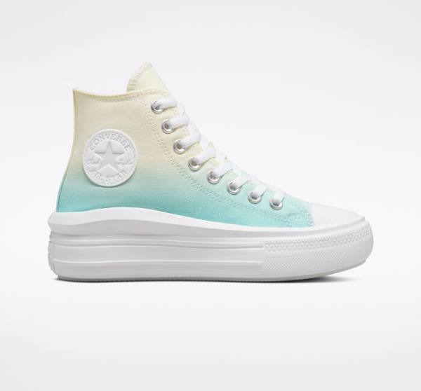 Converse Chuck Taylor All Star Move Platform Ombre Höga Sneakers Vita | CV-024BYK