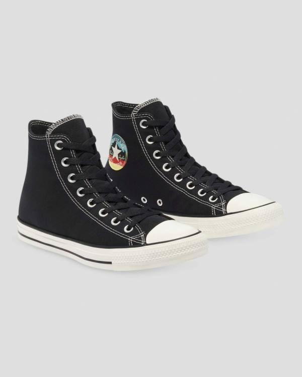 Converse Chuck Taylor All Star National Parks Patch Höga Sneakers Svarta | CV-345VAS