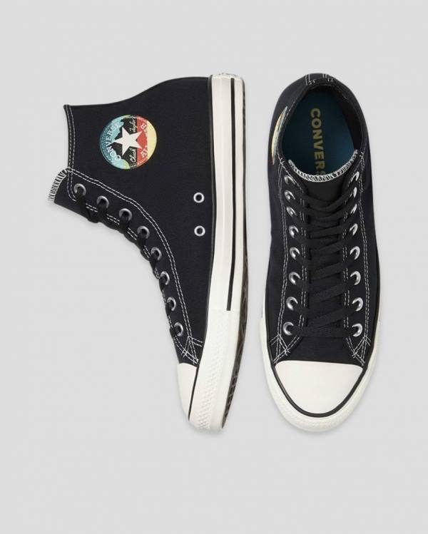 Converse Chuck Taylor All Star National Parks Patch Höga Sneakers Svarta | CV-345VAS