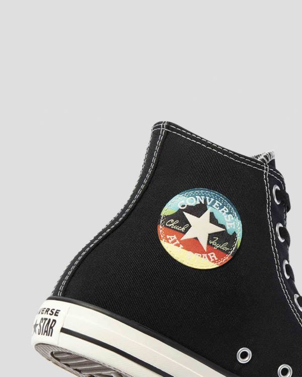 Converse Chuck Taylor All Star National Parks Patch Höga Sneakers Svarta | CV-345VAS