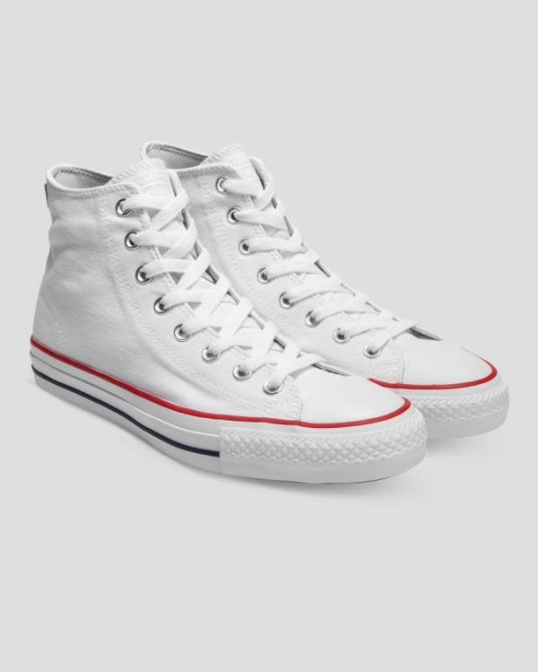 Converse Chuck Taylor All Star Pro Canvas Höga Sneakers Vita | CV-120RHP