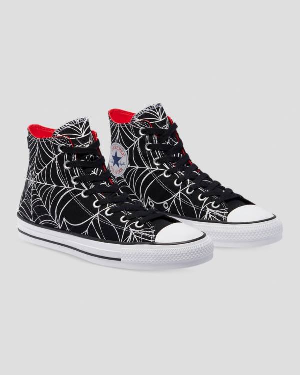 Converse Chuck Taylor All Star Pro Roll Up Höga Sneakers Svarta | CV-629YME