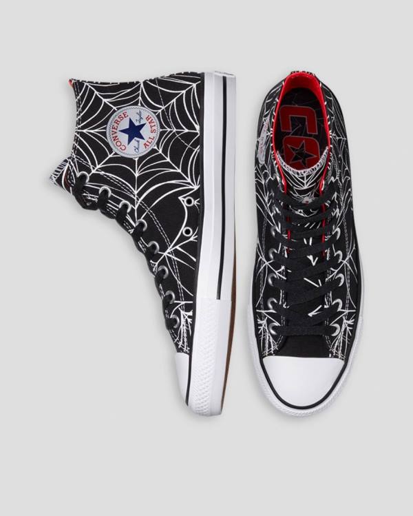 Converse Chuck Taylor All Star Pro Roll Up Höga Sneakers Svarta | CV-629YME