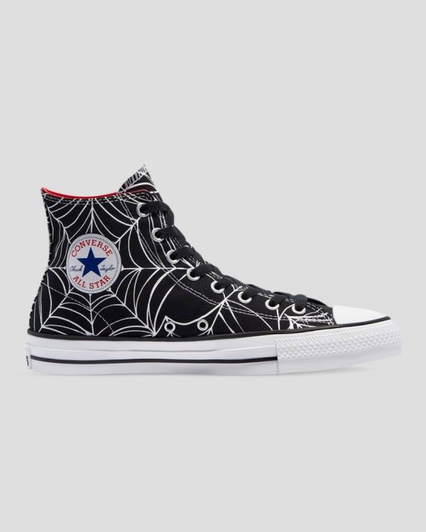 Converse Chuck Taylor All Star Pro Roll Up Höga Sneakers Svarta | CV-629YME