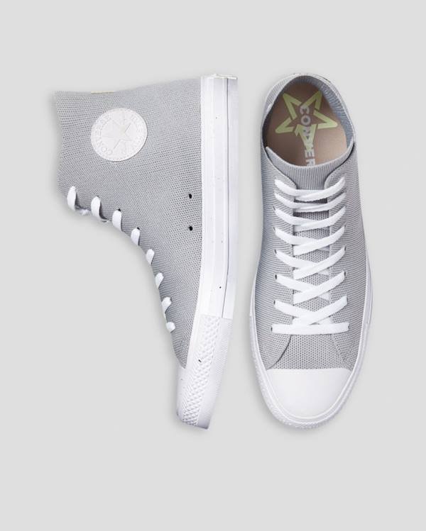 Converse Chuck Taylor All Star Renew Knit Höga Sneakers Grå | CV-924SAN