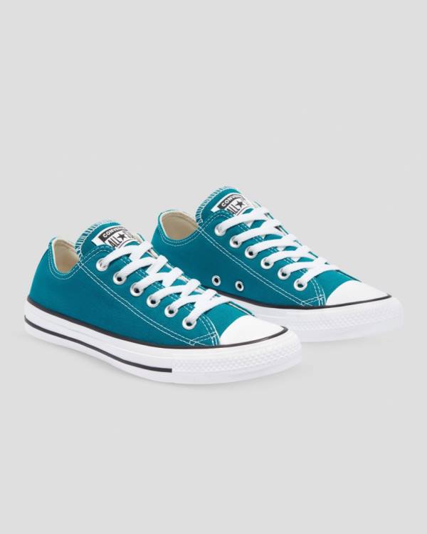 Converse Chuck Taylor All Star Seasonal Låga Sneakers Blå | CV-182AQB