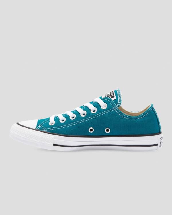 Converse Chuck Taylor All Star Seasonal Låga Sneakers Blå | CV-182AQB