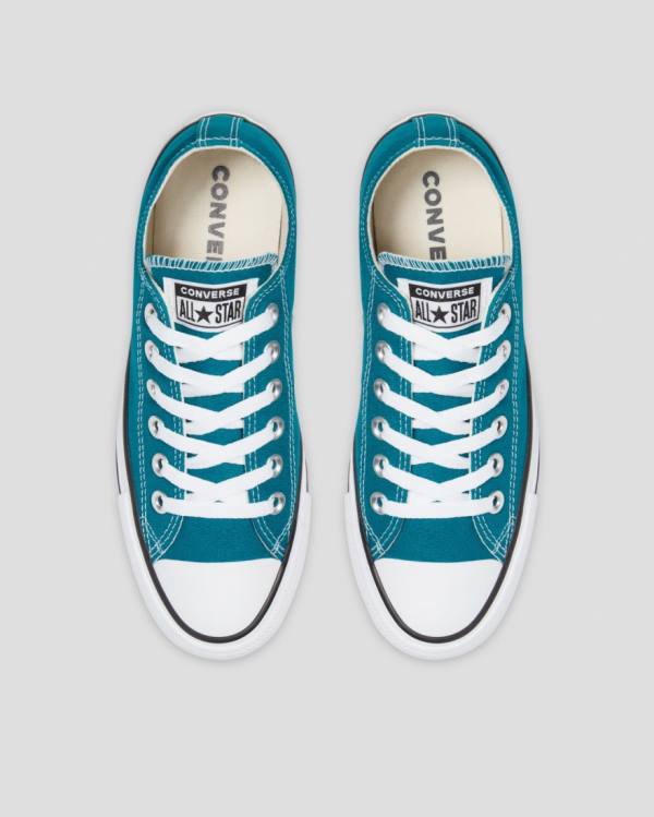 Converse Chuck Taylor All Star Seasonal Låga Sneakers Blå | CV-182AQB