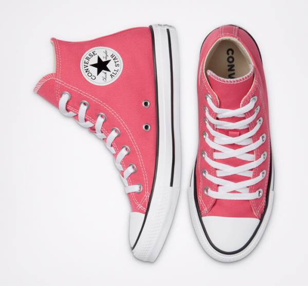 Converse Chuck Taylor All Star Seasonal Color Höga Sneakers Rosa | CV-290HFQ