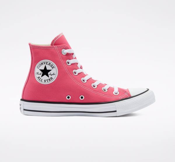 Converse Chuck Taylor All Star Seasonal Color Höga Sneakers Rosa | CV-290HFQ