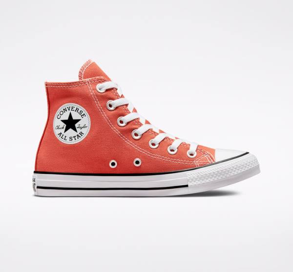 Converse Chuck Taylor All Star Seasonal Color Höga Sneakers Orange | CV-543KCH