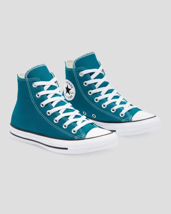 Converse Chuck Taylor All Star Seasonal Höga Sneakers Blå | CV-763CIY