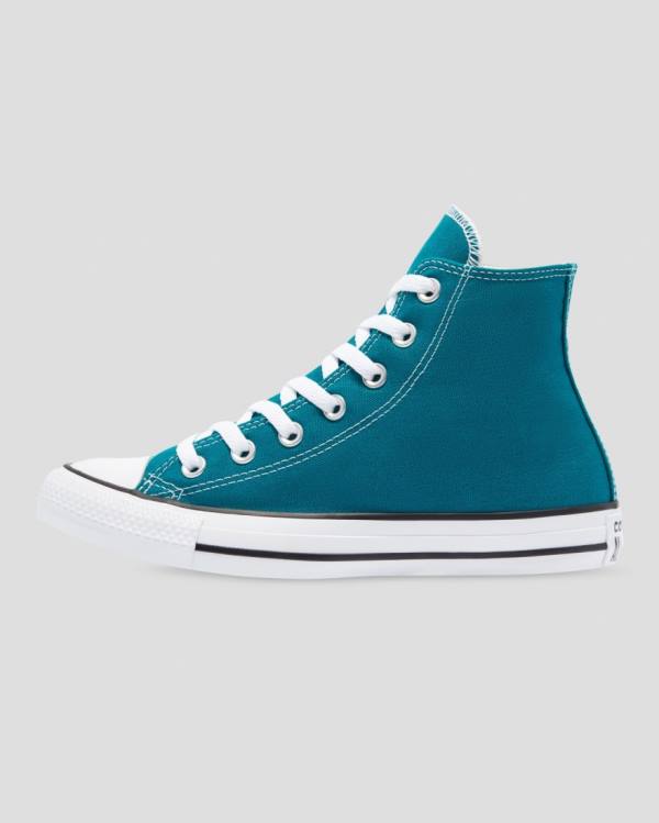 Converse Chuck Taylor All Star Seasonal Höga Sneakers Blå | CV-763CIY