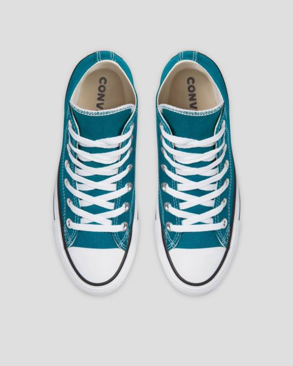 Converse Chuck Taylor All Star Seasonal Höga Sneakers Blå | CV-763CIY