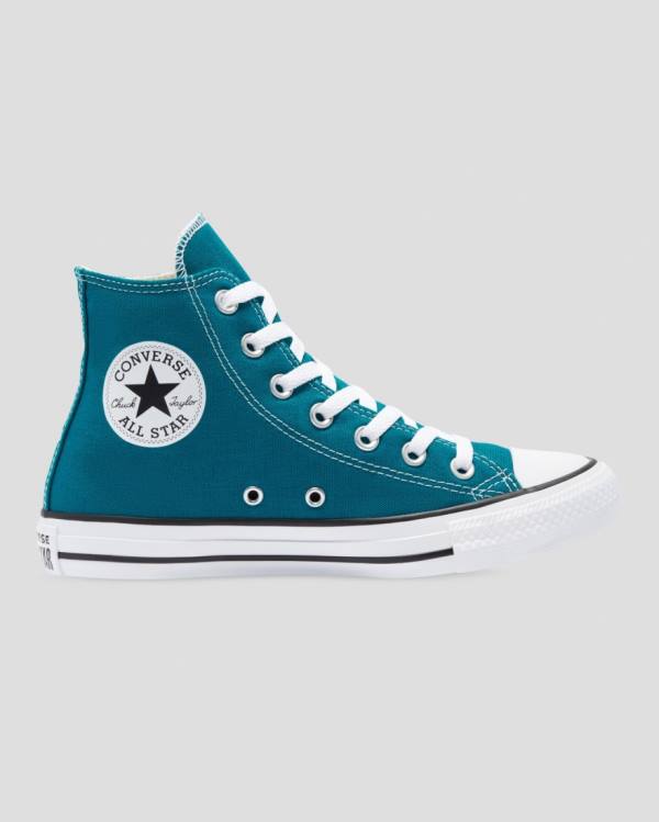 Converse Chuck Taylor All Star Seasonal Höga Sneakers Blå | CV-763CIY