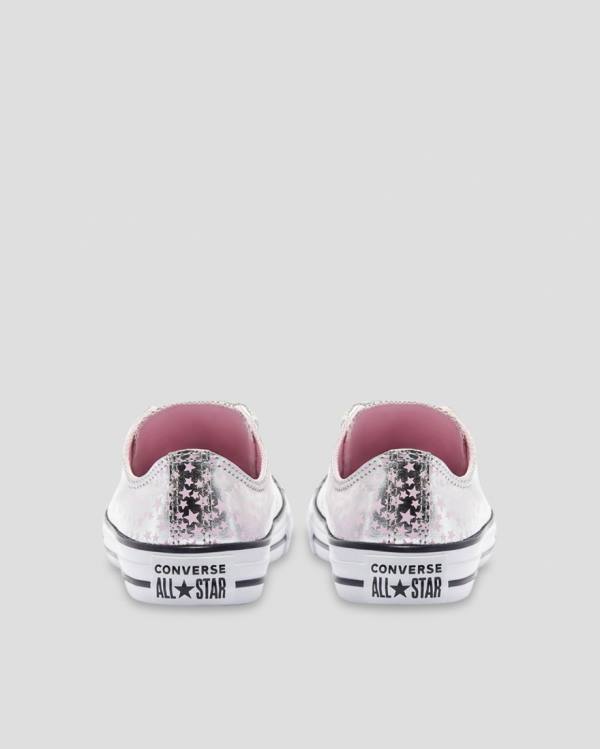 Converse Chuck Taylor All Star Shes A Star Låga Sneakers Rosa Silver | CV-184SEU