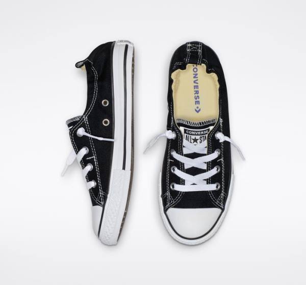 Converse Chuck Taylor All Star Shoreline Slip Låga Sneakers Svarta | CV-128HUB