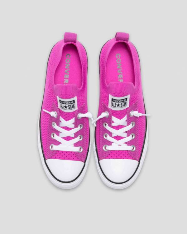 Converse Chuck Taylor All Star Shoreline Knit Slip Låga Sneakers Rosa | CV-689XDU