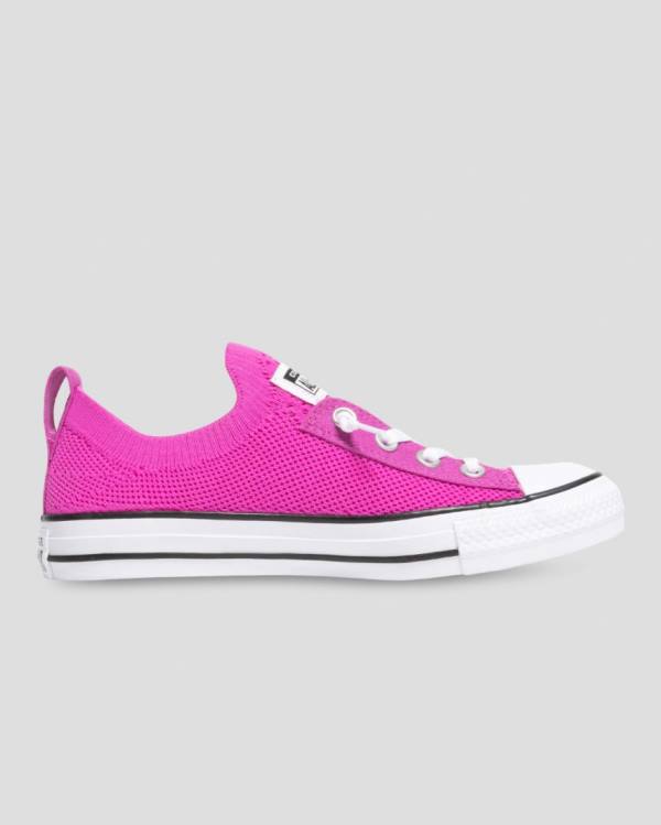 Converse Chuck Taylor All Star Shoreline Knit Slip Låga Sneakers Rosa | CV-689XDU