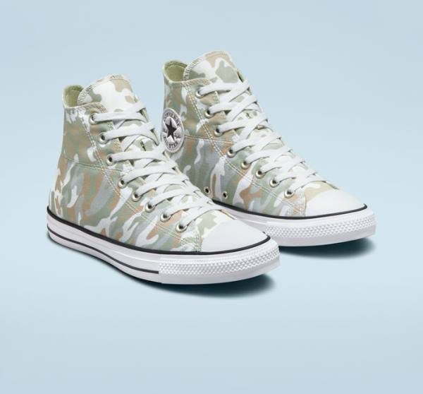 Converse Chuck Taylor All Star Split Panel Camo Höga Sneakers Bruna | CV-842MHA