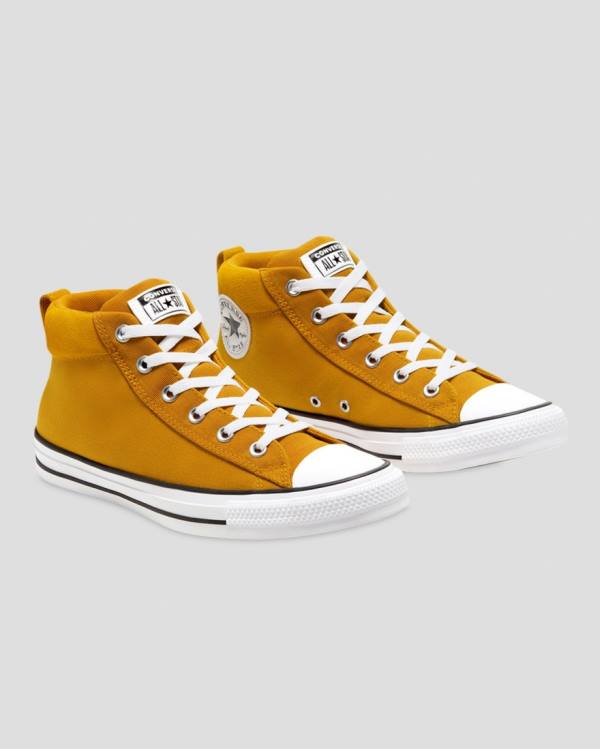 Converse Chuck Taylor All Star Street Mix And Match Höga Sneakers Gula | CV-643UVN