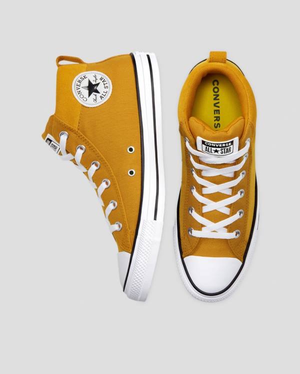 Converse Chuck Taylor All Star Street Mix And Match Höga Sneakers Gula | CV-643UVN