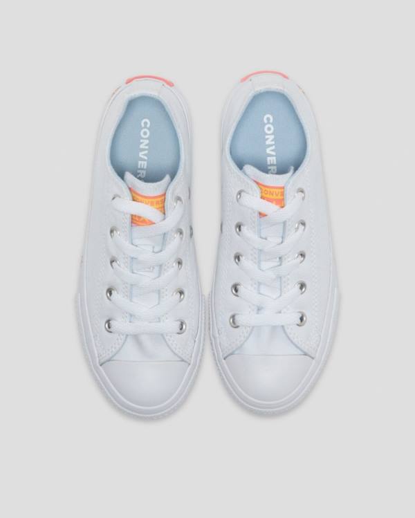 Converse Chuck Taylor All Star Sunny Side Print Låga Sneakers Vita | CV-619SZK