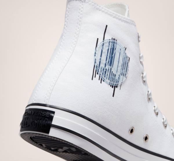 Converse Chuck Taylor All Star Translucent Barcode Höga Sneakers Vita Svarta Vita | CV-259LHI