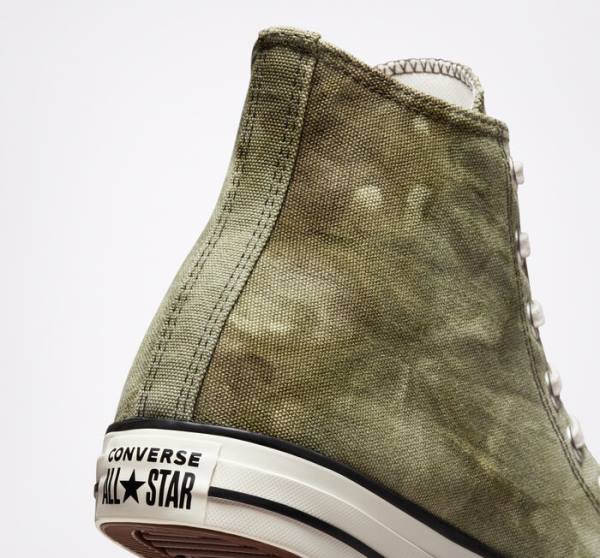 Converse Chuck Taylor All Star Washed Canvas Höga Sneakers Ljus | CV-709IKQ