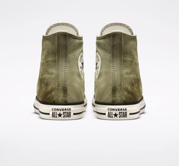 Converse Chuck Taylor All Star Washed Canvas Höga Sneakers Ljus | CV-709IKQ