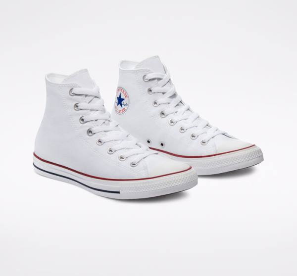 Converse Chuck Taylor All Star White Höga Sneakers Vita | CV-763UEL