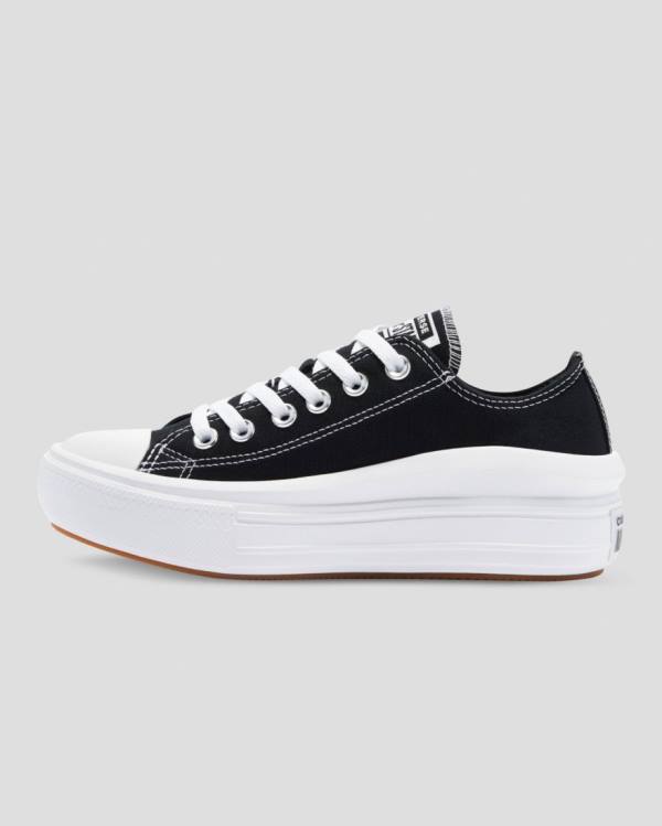 Converse Chuck Taylor Move Platform Låga Sneakers Svarta | CV-358WPV