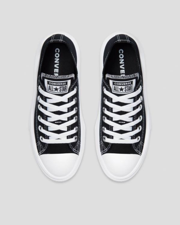 Converse Chuck Taylor Move Platform Låga Sneakers Svarta | CV-358WPV