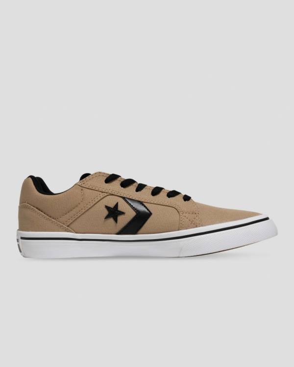 Converse El Distrito Mix And Match Låga Sneakers Khaki Svarta | CV-534DKM