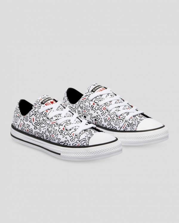 Converse Keith Haring Chuck Taylor All Star Låga Sneakers Vita | CV-625QSJ