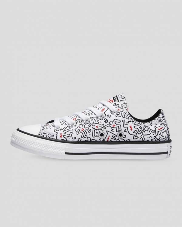 Converse Keith Haring Chuck Taylor All Star Låga Sneakers Vita | CV-625QSJ