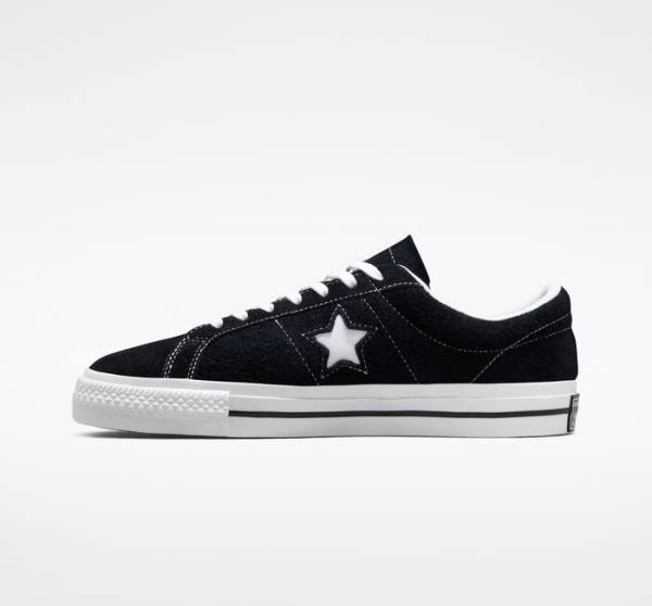 Converse One Star Låga Sneakers Svarta Vita | CV-215ZAJ