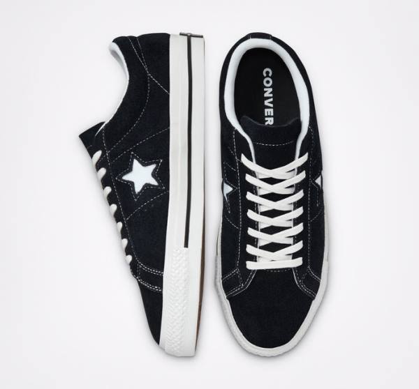 Converse One Star Låga Sneakers Svarta Vita | CV-215ZAJ