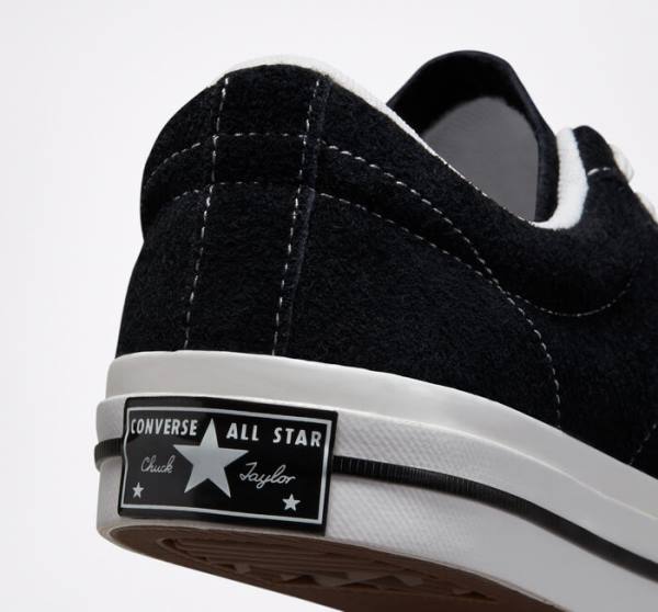 Converse One Star Låga Sneakers Svarta Vita | CV-215ZAJ