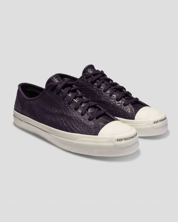 Converse Pop Trading Co Jack Purcell Pro Låga Sneakers Lila Svarta | CV-703JTC