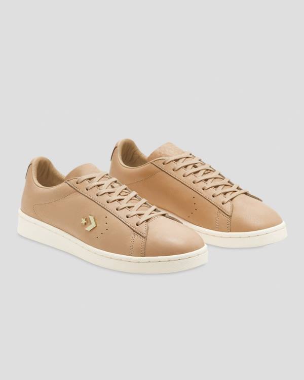 Converse Pro Läder Horween Låga Sneakers Khaki | CV-821DPS