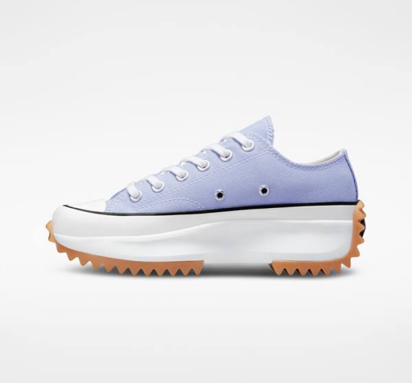 Converse Run Star Hike Platform Seasonal Color Låga Sneakers Blå Vita Svarta | CV-258CPE